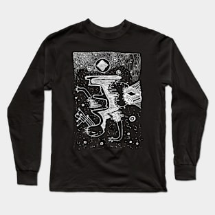 S35: stairs to the Square Moon Long Sleeve T-Shirt